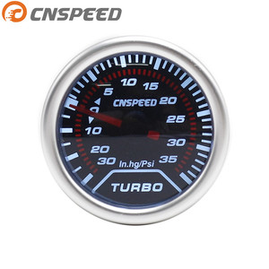 CNSPEED Turbo Boost Gauge, jauge de pression analogique de 52mm, pour voiture 12V, affichage PSI In.Hg - Product Image 1