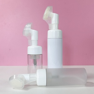 Empty Facial Foaming White Foam Cleanser <b>Bottles</b> <b>Pump</b> Foam <b>Bottle</b> and Lash <b>Bottle</b> Soap and Brush - Product Image 4