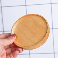 Sous-verre de patte de bébé mignon créatif tasse en hêtre tasse à thé tasse à café tapis thermique sous-verre antidérapant en bois