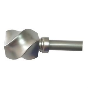 Vendita calda stile moderno asta di <span class=keywords><strong>tenda</strong></span> in metallo <span class=keywords><strong>con</strong></span> sfera di cristallo decorativo e accessori per la testa di erba per tende personalizzate - Product Image 4