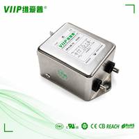 Filtre de ligne électrique CA VIP4-2B-10 B042Q0702 par VIIP, 220V 6A monophasé, filtre RFI pour onduleurs solaires et stockage d'énergie