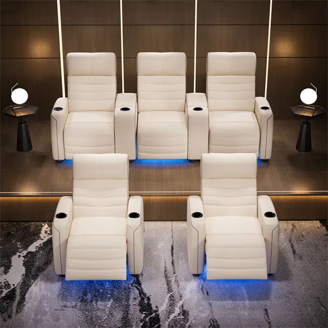 أريكة سينما منزلية كهربائية عالية الجودة مخصصة من المصنع - كرسي فردي للأريكة المخصصة