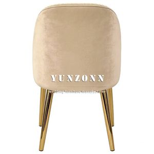 Cho thuê đồ dùng sự kiện: Ghế nhung, đồ nội thất hội trường tiệc cưới, ghế tiệc đã qua sử dụng, ghế vàng inox hiện đại - Product Image 3