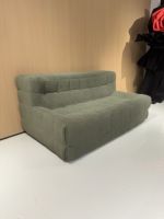 Canapé-lit modulaire une place style gaufré, design contemporain, extensible, rembourré, écologique, durable, avec pieds en éponge à haute résilience