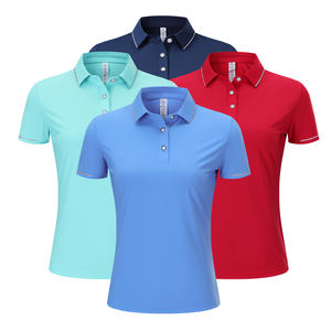 Polo en coton respirant coupe confortable pour uniforme de service OEM Vêtements de course Vêtements de club - Product Image 2