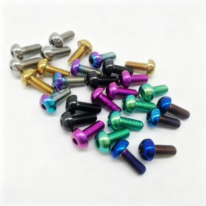 <strong>Factory</strong> Wholesale Button Socket <strong>Head</strong> Titanium Alloy Bolts Colorful <strong>Burnt</strong> Blue for Surron Ultra Bee LBX Light Bee Talaria - Product Image 5