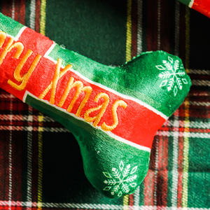 Yeni varış köpek oyuncaklar 2025 çevre dostu interaktif köpek çiğnemek oyuncak noel köpek oyuncak - Product Image 4