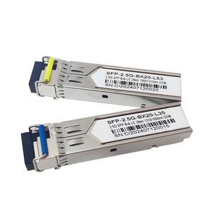 Высокосовместимый 2,5 г Bidi LC 20 км SFP трансивер модуль DDM функция хорошая цена для <span class=keywords><strong>Cisco</strong></span>/можжевельника/Mikrotik IP сетевой коммутатор - Product Image 1
