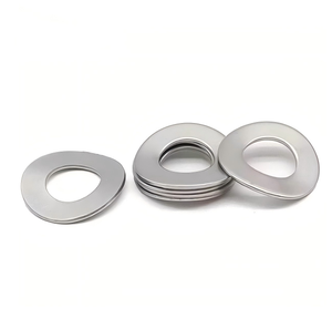 DIN137 <span class=keywords><strong>Stainless</strong></span> <span class=keywords><strong>Steel</strong></span> 304 Wave Spring Washer Desain OEM Gasket Logam Washer Datar Shims Washer Datar - Product Image 6