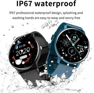 Montre connectée unisexe ZL02CPro pour hommes et femmes, Android, bracelet en silicone, appels Bluetooth, écran 1,28 pouces, reconnaissance vocale IA, étanche IP67, montre de sport - Product Image 2