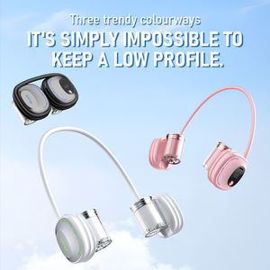 Ventilatore da Collo Senza Pale Sicuro per Bambini e Adulti, Ricaricabile, 200 Velocità, Vestibilità Comoda per Scuola e Gite in Famiglia - Product Image 2