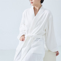 Peignoir en coton éponge à séchage rapide de qualité supérieure, doux et chaud, pour l'hiver, idéal pour les hôtels, les couples, les centres de spa, les salons de beauté, fournisseur d'uniformes