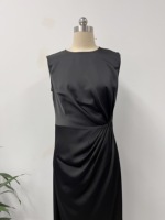 sur commande Abaya de couleur pure avec manches chauve-souris assorties à la robe intérieure Abaya deux pièces personnalisée