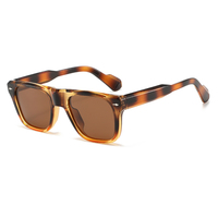 Nouvelles Lunettes de Soleil Polarisées NWO T1779 Polyvalentes Décontractées pour Trajet Quotidien, Monture Carrée Unisexe, Protection UV Complète