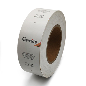 High Quality Blank Printable Clothing Paper Label <strong>Roll</strong> /paper Hang Tags for Garment - Product Image 1