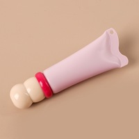 Gloss à lèvres cosmétique de couleur personnalisée, crème pour les yeux, tube souple pour l'emballage, tube pour baume à lèvres