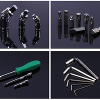 Fournisseur direct d'usine, ensemble d'outils de réparation automobile de qualité industrielle en acier au chrome-vanadium de 172 pièces, cadeau d'affaires pour un usage domestique