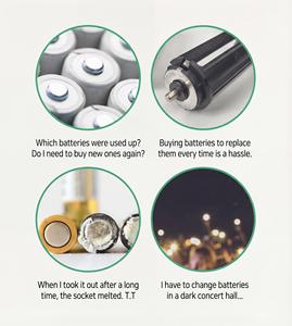 Batterie rechargeable portable pour mini bâton lumineux, idéale pour les fêtes d'enfants, le camping, les jeux nocturnes, les activités de plein air, jouet lumineux. - Product Image 4