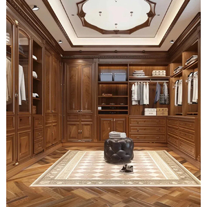 <span class=keywords><strong>Dressing</strong></span> intégré en U sur mesure pour toute la maison, grand <span class=keywords><strong>dressing</strong></span> autoportant de style traditionnel pour villa avec bureau intégré - Product Image 4