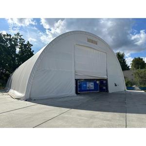 Abri de stockage en métal ABS à double poutre large, 60 x 120, pour <span class=keywords><strong>chevaux</strong></span>, avec toit en tissu courbé, kit de hangar Quanset, entrepôt - Product Image 1