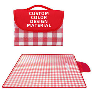 Al Aire Libre portátil a prueba de arena impermeable Camping playa manta personalizada impresa plegable Picnic playa Mat - Product Image 1