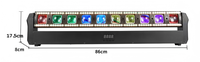 Prix d'usine 10x40W LED Moving Head Strip Light RGBW 4-en-1 avec contrôle individuel des pixels, éclairage de scène professionnel pour DJ, discothèque, bar