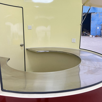 Kiosque à café personnalisé au design moderne remorque pour hot-dogs à la crème glacée traiteur alimentaire en acier inoxydable avec équipement complet