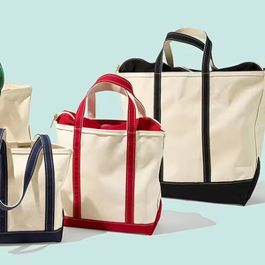 Sac fourre-tout en toile promotionnel avec logo personnalisé bon marché en gros Sac à provisions en toile - Product Image 6