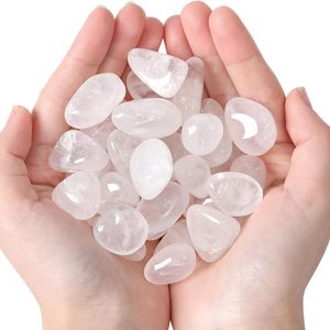 4 pietre naturali di quarzo bianco lucido con proprietà energetiche prodotti al quarzo di qualità Premium - Product Image 6