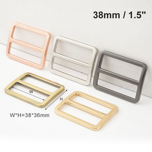 25 38 51mm 트라이 글라이드 버클 1인치 금속 합금 조절식 슬라이더 버클 1인치 1.5인치 2인치 가방 스트랩 및 백팩용 조절 슬라이더 버클 - Product Image 6