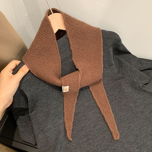 Sciarpa Lunga Invernale da Donna in 100% Lana, Stile Coreano Retrò, Design di Nicchia, Versatile <span class=keywords><strong>e</strong></span> di Tendenza, Stile Rilassato, Elegante <span class=keywords><strong>e</strong></span> alla Moda - Product Image 6