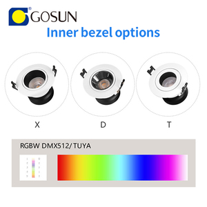 TUYA Einbau-Downlight 10W-42W Dimmbar RGBW mit TUYA <span class=keywords><strong>ZigBee</strong></span>-Steuerung <span class=keywords><strong>LED</strong></span> für Hotel, Zuhause, Restaurant - Product Image 2
