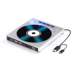 외부 블루 레이 드라이브 다기능 버너 유형 C + USB3 0 외부 DVD 블루 레이 디스크 굽기 플레이어