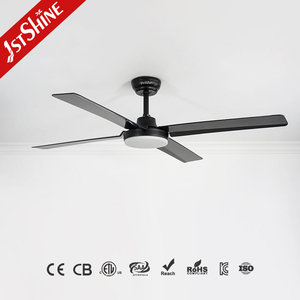 1stshine Ventilateur de Plafond Led 6 Vitesses Haute Qualité 4 Pales Éclairage LED 52 Pouces Ventilateur de Plafond Lumière - Product Image 2