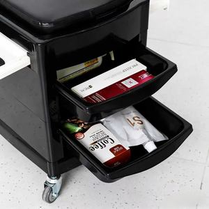Hair Salon Trolley Tool Cart Hair Salon Special Tool Cabinet Hair Salon <b>Storage</b> Rack <b>Drawer</b> Style Mirror Cabinet - Product Image 6