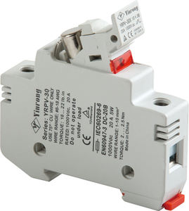 GALAXY YRPV 30C 1000VDC Sekring penunda waktu, untuk kendaraan elektrik stasiun pengisian daya IP67 Mega Sekring PV surya tahan air - Product Image 5