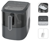 Mini machine à glaçons commerciale de pépite glace compacte de glace de granule portative en plastique pour la fonction autonettoyante de partie supérieure du comptoir