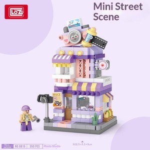 <span class=keywords><strong>LO</strong></span> Z 8813-70 Mini Street View Blocs de construction à assembler, microparticules pour enfants, petit jouet, cadeau d'activité, vente en gros, Cross - Product Image 5