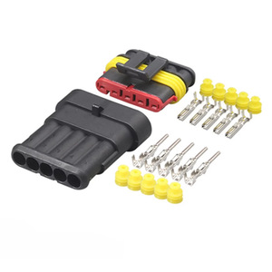 Conectores Automotrices LONZANS, Conector T Impermeable Macho Hembra, Terminal de Cobre, PVC IP20, Para Arnés de Cableado de Automóvil - Product Image 4