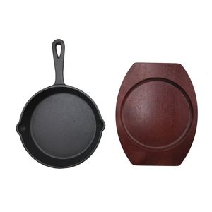 Mini poêle en fonte avec deux becs verseurs, poêle à frire robuste pour un usage quotidien - Product Image 4