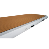 Vanace-Plate-forme flottante gonflable en PVC pour la baignade en teck, quai d'île, lac, rivière, mer, point de chute, radeaux pour enfants