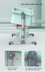 <span class=keywords><strong>Lit</strong></span> <span class=keywords><strong>de</strong></span> bébé moderne pour nouveau-né, berceau portable à placer près du <span class=keywords><strong>lit</strong></span>, berceau pliable, <span class=keywords><strong>lit</strong></span> à bascule pour bébé - Product Image 4