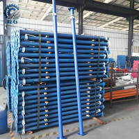 Puntales de Acero Ajustables para Encofrado y Andamios de Construcción, Acabado Galvanizado en Caliente