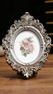 Cadres <span class=keywords><strong>photo</strong></span> vintage en résine écologique, style baroque doré, couleur personnalisée, ornés, pour décoration intérieure, accessoires de photographie, cadeaux, <span class=keywords><strong>galerie</strong></span> <span class=keywords><strong>photo</strong></span> - Product Image 3