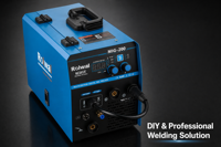 Rolwal Nouvelle soudeuse combinée 4-en-1 économique à onduleur DC MIG/à fil fourré/Lift TIG/MMA