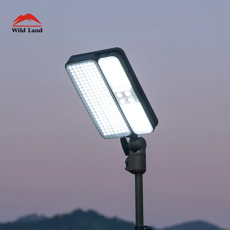 Luz de trabalho LED recarregável para trabalho em terra selvagem Tripé portátil iluminação para local de trabalho com suporte iluminação externa Galaxy branco 500