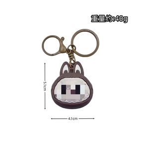 Portachiavi Creativo Bambola Labobo, Portachiavi Raffinato in PVC Labobo, Simpatico Personaggio <span class=keywords><strong>Anime</strong></span> 3D, Portachiavi a Forma di Testa di Labobo - Product Image 6