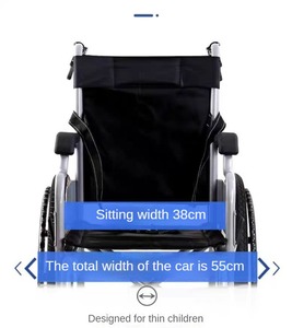 Silla <span class=keywords><strong>de</strong></span> Ruedas Manual <span class=keywords><strong>de</strong></span> Acero para Niños WCHT WCHT0181, Precio al por Mayor 2024, Plegable, para Rehabilitación <span class=keywords><strong>de</strong></span> Parálisis Cerebral, Uso Hospitalario - Product Image 5