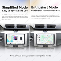 Radio para Auto MEKEDE EU STOCK DUDU7 con Carplay, Navegación GPS Android 13 para VW/POLO/Passat/Jetta/Golf 7/Magotan/Tiguan/Seat/Bora