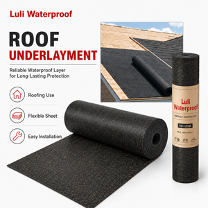LULI-SHIELD <span class=keywords><strong>Rouleau</strong></span> de feutre de toiture en asphalte organique saturé respirant, durable et écologique, 15 lb 30 lb, Conception industrielle 5 Toits - Product Image 3